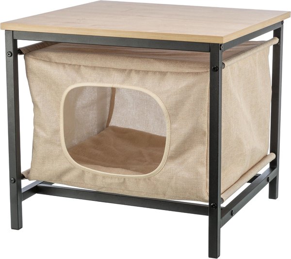 Show full view: TRIXIE Emmie Indoor Hideaway Cat Condo, Beige slide 5 of 7