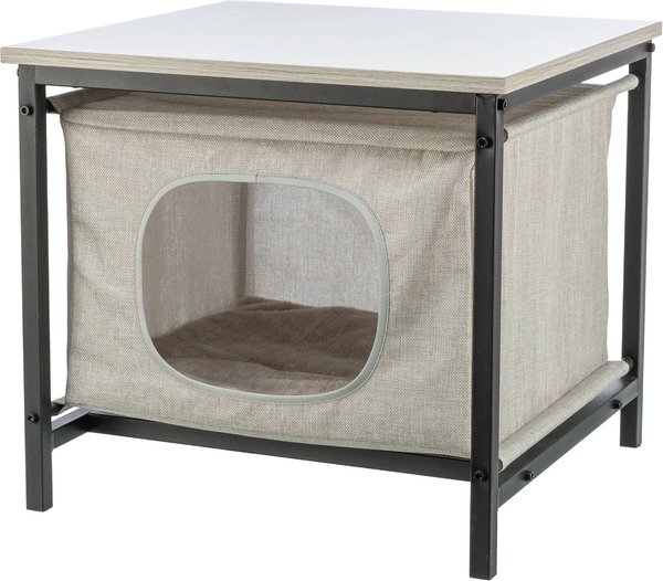 Show full view: TRIXIE Emmie Indoor Hideaway Cat Condo, Gray slide 6 of 8