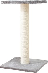 TRIXIE Espejo 27.2-in Fleece Cat Scratching Post, Platinum Gray
