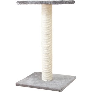 TRIXIE Espejo 27.2-in Fleece Cat Scratching Post, Platinum Gray