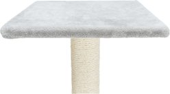 TRIXIE Espejo 27.2-in Fleece Cat Scratching Post, Platinum Gray slide 2 of 7