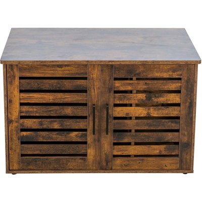 TRIXIE TRIXIE Farmhouse Wooden House Cat Litter Box Enclosure
