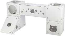 TRIXIE Finca Felice Modular Cardboard Cat Condo, White