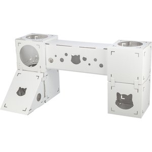 TRIXIE Finca Felice Modular Cardboard Cat Condo, White