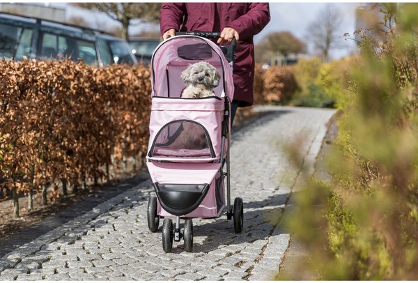 Show full view: TRIXIE Foldable Cat & Dog Stroller, Pink slide 2 of 10