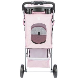 TRIXIE Foldable Cat & Dog Stroller, Pink