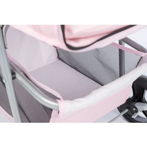 TRIXIE Foldable Cat & Dog Stroller, Pink