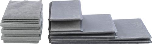 Show full view: TRIXIE Foldable Velour Pet Stairs with Storage, Gray, 3-Step, 11-in Wide slide 9 of 10