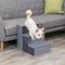 Show in main carousel: TRIXIE Foldable Velour Pet Stairs with Storage, Gray, 3-Step, 15-in Wide slide 2 of 10
