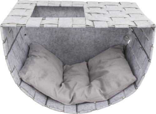 Show full view: TRIXIE Frehi Wall Mounted Cat Tree Set, Gray slide 4 of 10