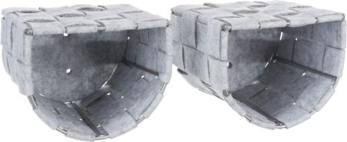 Show full view: TRIXIE Frehi Wall Mounted Cat Tree Set, Gray slide 6 of 10