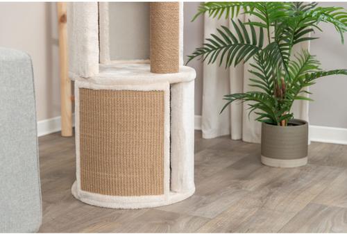 Show full view: TRIXIE Giorgia 32-in Sisal Cat Tree & Condo, Beige slide 6 of 9
