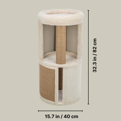 Show full view: TRIXIE Giorgia 32-in Sisal Cat Tree & Condo, Beige slide 4 of 9