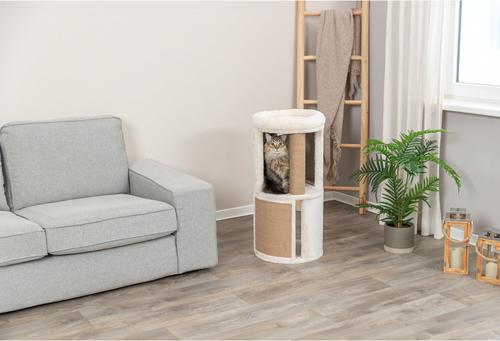 Show full view: TRIXIE Giorgia 32-in Sisal Cat Tree & Condo, Beige slide 2 of 9