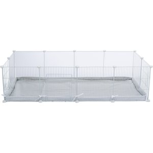 TRIXIE Indoor Enclosure Small Pet Playpen, White