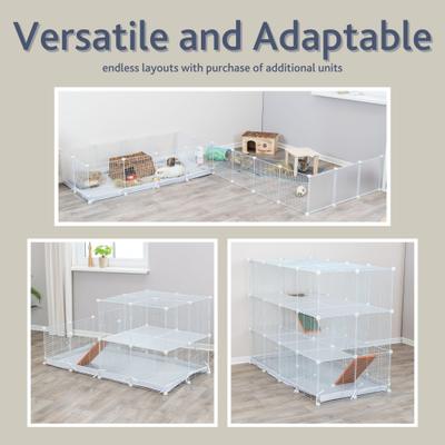 Show full view: TRIXIE Indoor Enclosure Small Pet Playpen, White slide 5 of 7