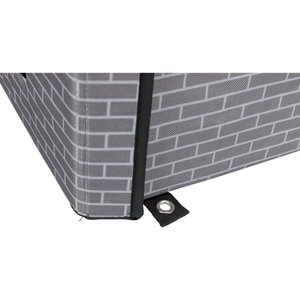 TRIXIE Insulated Outdoor Cat & Dog House, Gray