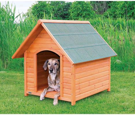 Show full view: TRIXIE Log Cabin Dog House, Large slide 3 of 11