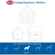 Show in main carousel: TRIXIE Log Cabin Dog House, Medium slide 8 of 10