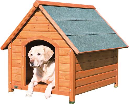 Show full view: TRIXIE Log Cabin Dog House, Medium/Large slide 3 of 11