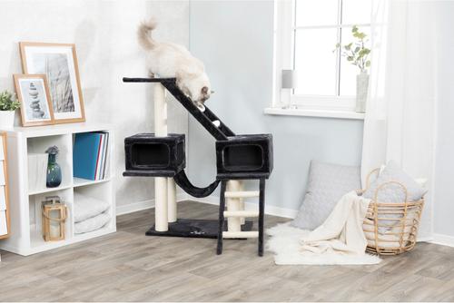 Show full view: TRIXIE Malaga 43" Plush Cat Tree & Condo, Dark Gray slide 3 of 7