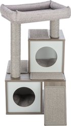 TRIXIE Mali 34-in Sisal Cat Tree & Condo, Gray