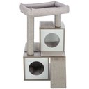 TRIXIE Mali 34-in Sisal Cat Tree & Condo, Gray