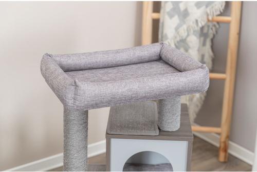 Show full view: TRIXIE Mali 34-in Sisal Cat Tree & Condo, Gray slide 7 of 10