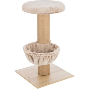TRIXIE Mauricio 33-in Plush Cat Tree, Beige