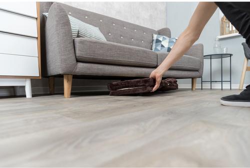 Show full view: TRIXIE Miguel 25.5-in Plush Fold & Store Cat Tree, Brown/Beige slide 6 of 8