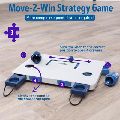 Show full view: TRIXIE Move2Win Activity Strategy Game Dog Toy slide 6 of 10