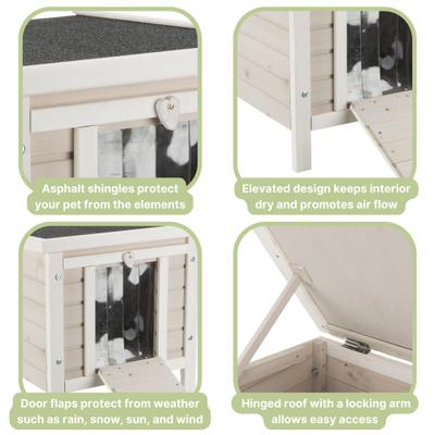 Show full view: TRIXIE Natura 1-Story Cat Home slide 5 of 9