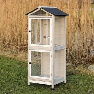 Out of Stock - TRIXIE Natura 2-Story Aviary Bird Cage - Chewy.com