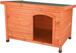 TRIXIE Natura Classic Dog House with Weatherproof Finish, Elevated Floor, Large