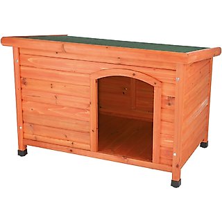 TRIXIE Natura Classic Dog House with Weatherproof Finish, Elevated Floor, Small slide 1 of 8