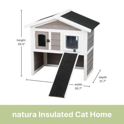 Show full view: TRIXIE Natura Insulated Cat House with Ramp slide 8 of 10