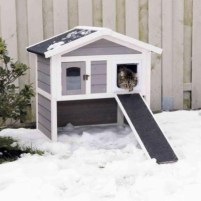 Show full view: TRIXIE Natura Insulated Cat House with Ramp slide 3 of 10