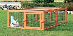 TRIXIE Natura Outdoor Run Rabbit Cage with Covered Top, Large