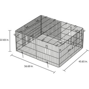 TRIXIE Natura Portable Outdoor Rabbit Cage