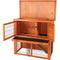 Show in main carousel: TRIXIE Natura Rabbit Hutch with Sloped Roof, Glazed Pine, Small slide 3 of 8