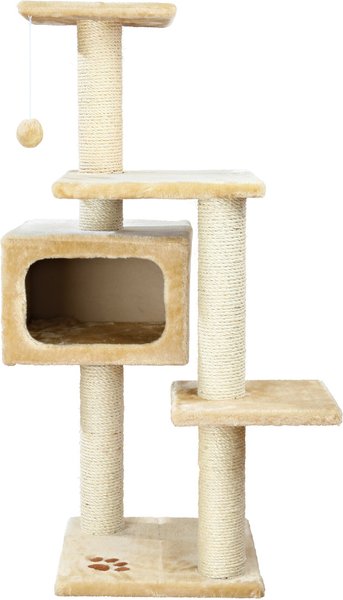 TRIXIE Palamos 42.9-in Plush Tower Cat Tree