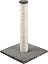 TRIXIE Parla 24.4-in Fleece Cat Scratching Post, Platinum Gray