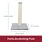 Show in main carousel: TRIXIE Parla 24.4-in Fleece Cat Scratching Post, Platinum Gray slide 5 of 7