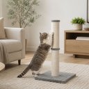 TRIXIE Parla 24.4-in Jute Cat Scratching Post, Platinum Gray