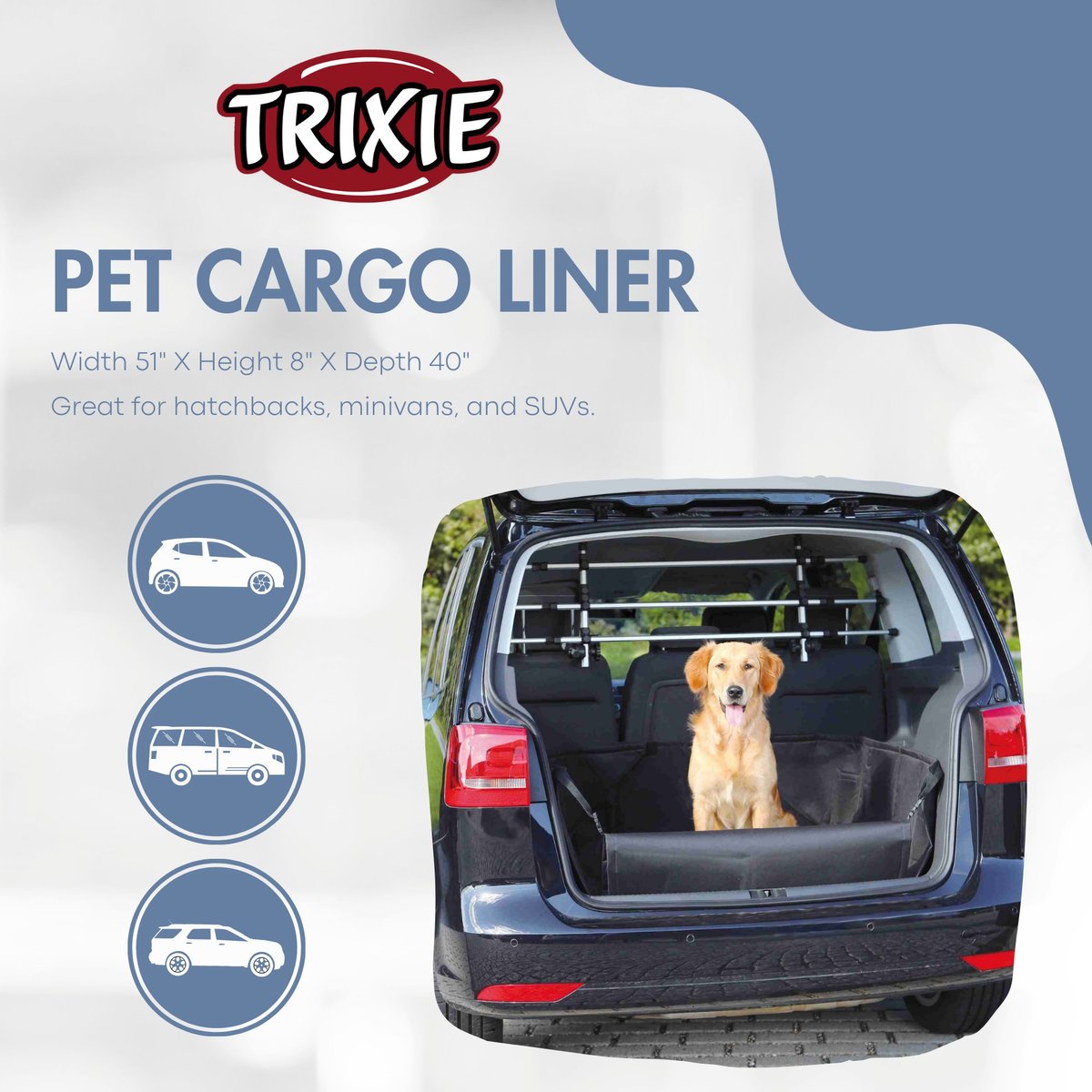 TRIXIE Cargo Dog Car Seat Cover