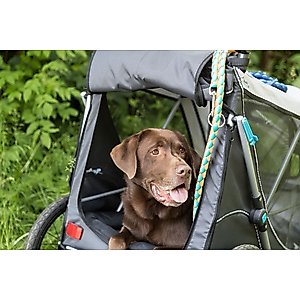 TRIXIE Quick Fold Convertible Dog Bike Trailer, Large