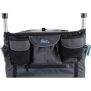 TRIXIE Quick Fold Convertible Dog Bike Trailer, Large