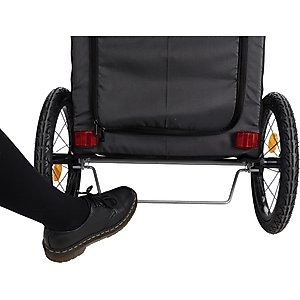 TRIXIE Quick Fold Convertible Dog Bike Trailer, Large