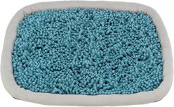 TRIXIE Snuffle & Seek Plate, Sniff Mat, Interactive Feeding Game, Slow Feeder, Level 1 Enrichment Dog & Cat Puzzle Toy, Blue