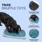 Show in main carousel: TRIXIE Snuffle & Seek Plate, Sniff Mat, Interactive Feeding Game, Slow Feeder, Level 1 Enrichment Dog & Cat Puzzle Toy, Blue slide 6 of 10